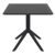Sky Square Outdoor Dining Table 31 inch Black ISP106-BLA #2