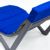 Slim Stacking Pool Lounger Dark Gray with Pacific Blue Paddings Set of 2 ISP0872C-DGR-CPB #8