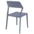 Snow Modern Dining Chair Dark Gray ISP092-DGR #3