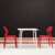 Snow Modern Dining Chair Red ISP092-RED #4