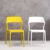 Snow Modern Dining Chair Yellow ISP092-YEL #7