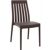 Soho Modern High-Back Dining Chair Brown ISP054