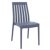 Soho Modern High-Back Dining Chair Dark Gray ISP054