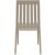 Soho Modern High-Back Dining Chair Taupe ISP054-DVR #5