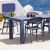 Sunset Extendable Dining Set 9 Piece Dark Gray ISP0883S-DGR #2