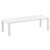 Sunset Extendable Dining Set 9 Piece White ISP0883S-WHI #5