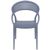 Sunset Outdoor Dining Chair Dark Gray ISP088-DGR #4
