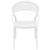 Sunset Outdoor Dining Chair White ISP088-WHI #3