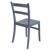 Tiffany Cafe Outdoor Dining Chair Dark Gray ISP018-DGR #2
