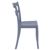 Tiffany Cafe Outdoor Dining Chair Dark Gray ISP018-DGR #4