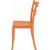 Tiffany Cafe Outdoor Dining Chair Orange ISP018-ORA #5