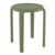Tom Bistro Set with Sky 24" Round Folding Table Olive Green S286121-OLG #2