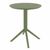 Tom Bistro Set with Sky 24" Round Folding Table Olive Green S286121-OLG #3