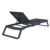 Tropic Arm Sling Chaise Lounge Dark Gray Frame Black Sling ISP708A-DGR-BLA #2