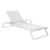 Tropic Arm Sling Chaise Lounge White ISP708A