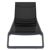 Tropic Sling Chaise Lounge Dark Gray Frame Black Sling ISP708-DGR-BLA #4