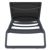 Tropic Sling Chaise Lounge Dark Gray Frame Black Sling ISP708-DGR-BLA #5