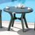 Truva Resin Outdoor Dining Table 42 inch Round Dark Green ISP146-GRE #3