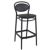 Vegas Marcel 5 pc Outdoor Bar Set with 39" to 55" Extendable Table Black ISP7824S-BLA #3