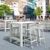 Vegas Marcel 5 pc Outdoor Bar Set with 39" to 55" Extendable Table White ISP7824S