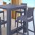 Vegas Maya 5 pc Outdoor Bar Set with 39" to 55" Extendable Table Dark Gray ISP7823S-DGR #2