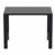 Vegas Outdoor Bar Table 39 inch to 55 inch Extendable Black ISP782-BLA #4