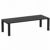 Vegas Patio Dining Table Extendable from 102 to 118 inch Black ISP776