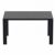 Vegas Patio Dining Table Extendable from 39 to 55 inch Black ISP772-BLA #4