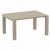 Vegas Patio Dining Table Extendable from 39 to 55 inch Taupe ISP772-DVR #3