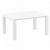 Vegas Patio Dining Table Extendable from 39 to 55 inch White ISP772-WHI #3