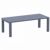 Vegas Patio Dining Table Extendable from 70 to 86 inch Dark Gray ISP774-DGR #3