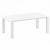 Vegas Patio Dining Table Extendable from 70 to 86 inch White ISP774