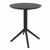 Victor Bistro Set with Sky 24" Round Folding Table Black S252121-BLA #3