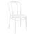 Victor Patio Dining Set with 4 Chairs White ISP2522S-WHI #2
