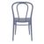 Victor Resin Outdoor Chair Dark Gray ISP252-DGR #5