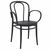 Victor XL Bistro Set with Sky 24" Round Folding Table Black S253121-BLA #2