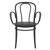 Victor XL Resin Outdoor Arm Chair Black ISP253-BLA #3