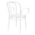 Victor XL Resin Outdoor Arm Chair White ISP253-WHI #2