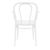 Victor XL Resin Outdoor Arm Chair White ISP253-WHI #5