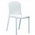 Victoria Glossy Plastic Outdoor Bistro Chair White ISP033