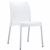 Vita Conversation Set with Sky 24" Side Table White S049109-WHI #2