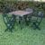 Viva Resin Square Outdoor Dining Table 31 inch Dark Green ISP168-GRE #3