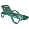 Havana Sunrise Resin Chaise Lounge Green ISP078