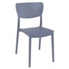 Lucy Outdoor Dining Chair Dark Gray ISP129