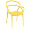 Mila Outdoor Dining Arm Chair Yellow ISP085