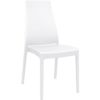 Miranda Modern High-Back Dining Chair White ISP039
