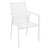 Pacific Sling Arm Chair White Frame White Sling ISP023