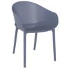 Sky Outdoor Indoor Dining Chair Dark Gray ISP102
