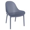 Sky Outdoor Indoor Lounge Chair Dark Gray ISP103