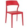 Snow Modern Dining Chair Red ISP092